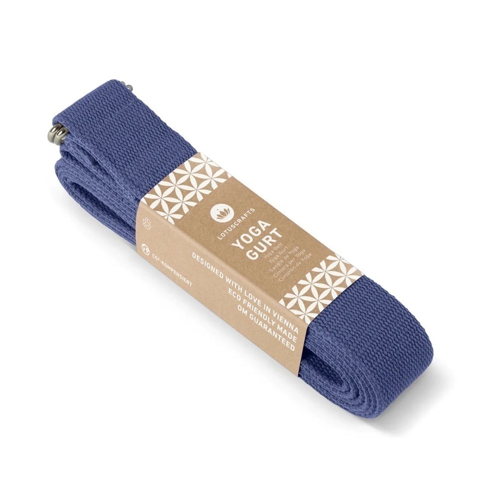 Yoga-Gurt Organic Cotton Yoga Belt in Royal Blue New